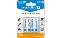 Akumulatorki AAA / R03 everActive Ni-MH 1050 mAh ready to use "Professional line" (box 4 szt)