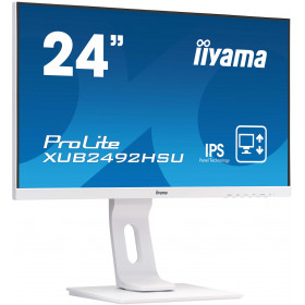 Monitor LED IIYAMA XUB2492HSU-W1 C 24" HDMI Pivot Ultra Slim Biały