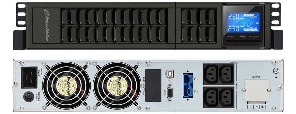 UPS ZASILACZ AWARYJNY POWER WALKER VFI 3000 CRM LCD