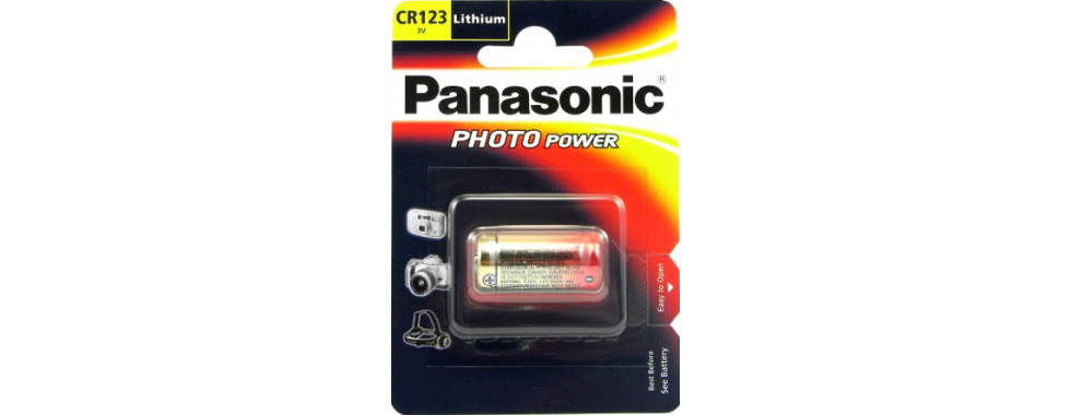 Bateria PANASONIC CR123A (Blister 1szt.)