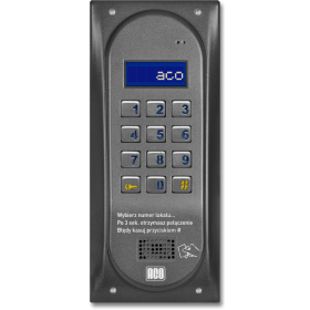 ACO CDNP6ACCS ST CENTRALA DOMOFONOWA grzałka LCD. RFID SLAVE
