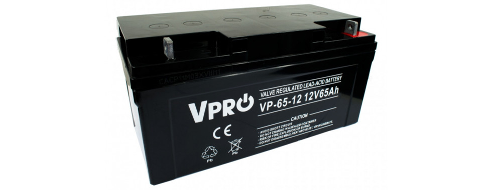 Akumulator AGM VPRO 12V 65Ah