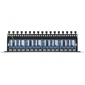 16-kanałowy panel zabezpieczający LAN z ochroną przepięciową PoE EWIMAR PTU-516R-ECO/PoE