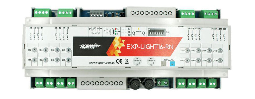 Sterownik oświetlenia ROPAM EXP-LIGHT16-RN
