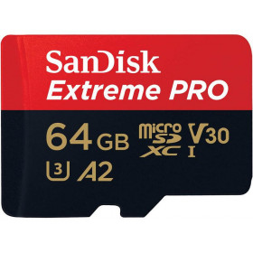 KARTA SANDISK EXTREME PRO microSDXC 64GB 170/90 MB/s A2 C10 V30 UHS-I U3
