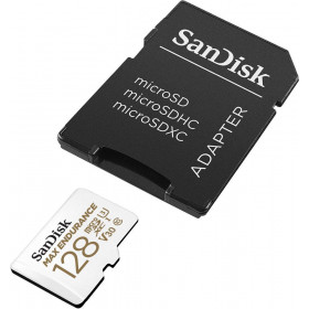 KARTA SANDISK MAX ENDURANCE microSDXC 128GB z adapterem (rejestratory i monitoring)