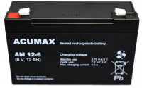 Akumulator ACUMAX 6V 12AH serii AM AM 12-6