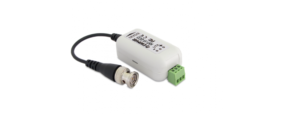 EWIMAR HST-1F-ECO Separator galwaniczny i konwerter UTP do systemów AHD, HD-CVI, HD-TVI