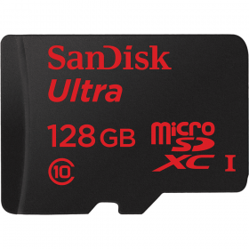 Karta pamięci SANDISK ULTRA microSDXC 128GB 100MB/s A1 Cl.10 UHS-I + ADAPTER