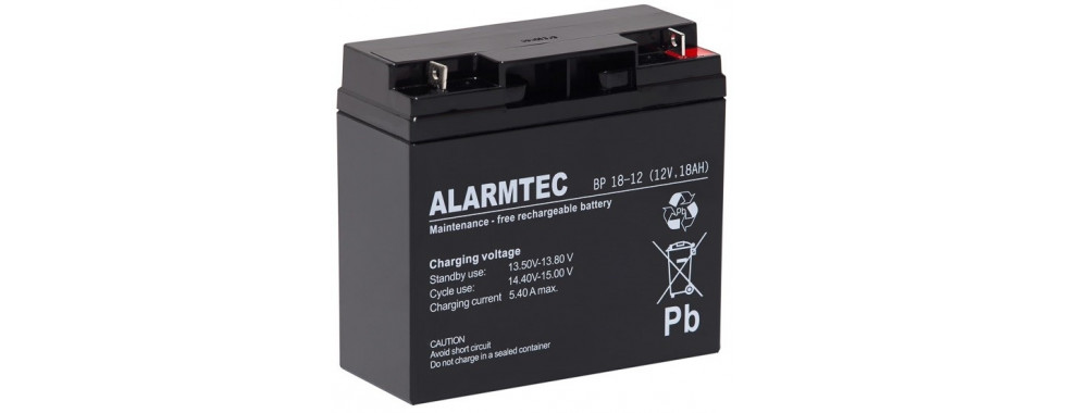 Akumulator ALARMTEC serii BP 12V 18Ah